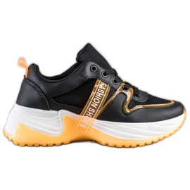 SHELOVET Sneakers Med Mesh Mode Sko sort