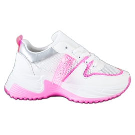 SHELOVET Sneakers Med Mesh Mode Sko hvid