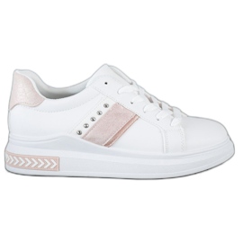 SHELOVET Hvide sneakers