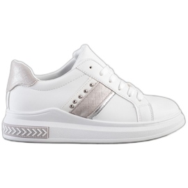 SHELOVET Hvide sneakers