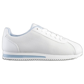SHELOVET Stilfulde openwork sneakers hvid
