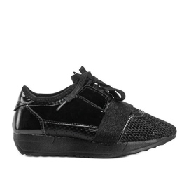Kellis sorte børnesneakers