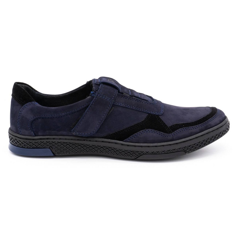 Polbut Casual sko til mænd 2102 marineblå sort marine blå