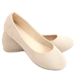 Beige ballerinaer til kvinder JX38 Beige