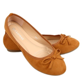 Camel 9F116 Camel ruskind ballerinaer brun