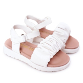 FR1 Børnesandaler med velcro hvid mål