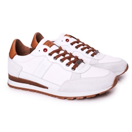 Sportssko til mænd GOE HH1N4054 Hvide sneakers