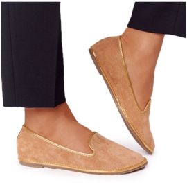 Kvinders ruskind loafers Lu Boo Camel brun