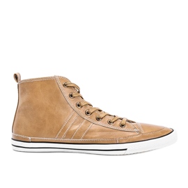 Beige sneakers til mænd Colten