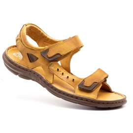 Polbut 277 røde sandaler orange
