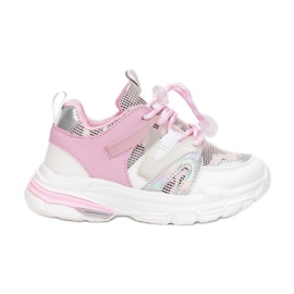 Vices C-9169-83-hvid / pink lyserød