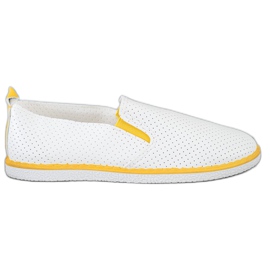 Sun Color Eco Leather Slipons hvid