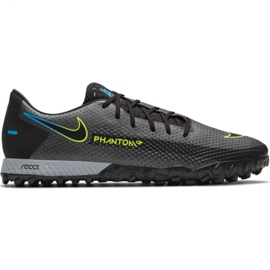 Nike React Phantom Gt Pro Tf M CK8468 090 fodboldsko flerfarvet grå