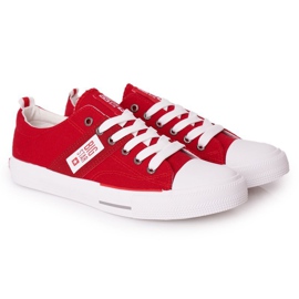 Mænds Big Star HH174040 Røde sneakers