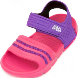 Aqua-Speed Skum pink lilla pige sandaler violet