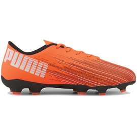 Puma Ultra 4.1 Fg Ag Jr 106100-01 fodboldstøvler flerfarvet appelsiner og røde