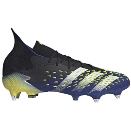 Adidas Predator Freak .1 Sg M FY0747 fodboldstøvler marineblå, flerfarvet marineblå