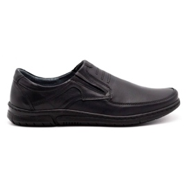 Olivier Herre slip-on sko 7053 sort
