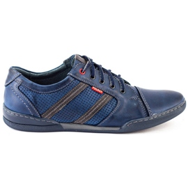 Polbut Herresko R3 Perforation Navy Blue marine blå