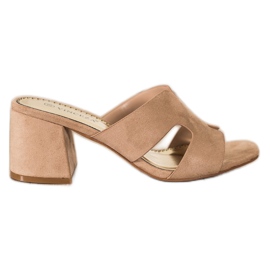 VINCEZA Hjemmesko beige
