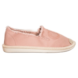 SHELOVET Tekstil Espadrilles lyserød