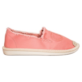 SHELOVET Tekstil Espadrilles lyserød