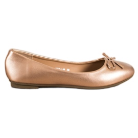 Diamantique Klassiske ballerinaer gylden