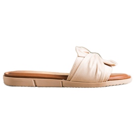 Vinceza sandaler i ruskind beige