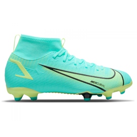 Nike Superfly 8 Academy Mg Jr CV1127-403 fodboldsko flerfarvet blå