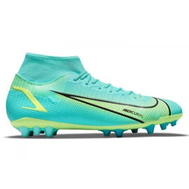 Nike Superfly 8 Academy Ag M CV0842-403 fodboldsko flerfarvet blå