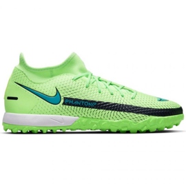 Nike Phantom Gt Academy Df Tf M CW6666 303 fodboldsko flerfarvet grøn