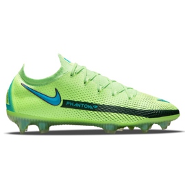 Nike Phantom Gt Elite Fg M CK8439 303 fodboldsko flerfarvet grøn