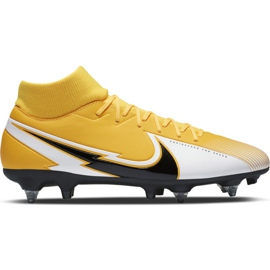 Nike Mercurial Superfly 7 Academy Sg Pro Ac M BQ9141 801 fodboldsko flerfarvet gul