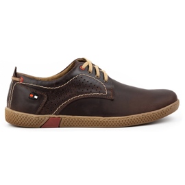 Olivier Casual herresko 302GT brun