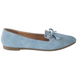 Nio Nio Stilfulde blå loafers