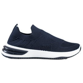 SHELOVET Openwork Slip-on sneakers marine blå blå