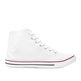 Kvinders hvide sneakers Gampa ankel