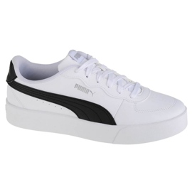 Puma Skye Clean W 380147 04 sko hvid sort