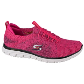 Skechers Luminate-She's Magnificent W 104075-HPBK sort lyserød