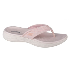 Skechers On the Go 600-solbad W 140000-LTPK flip-flops sort lyserød