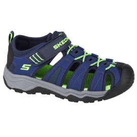 Skechers Solar Quest Jr 400060L-NVBK sort marine blå