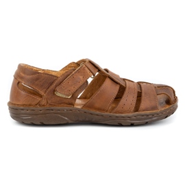 Polbut Sandaler 211/2 kamel brun