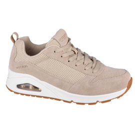 Skechers Uno-Two For The Show W 73672-NAT sko beige