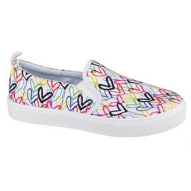 Skechers Poppy Drippin Love W 155503-WMLT hvid sort blå lyserød flerfarvet grøn gul