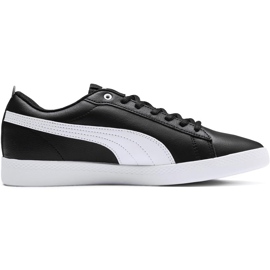 Damesko Puma Smash Wns v2 L sort 365208 02 hvid