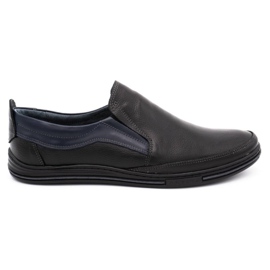 Olivier Mænds læder loafers 715MP sort