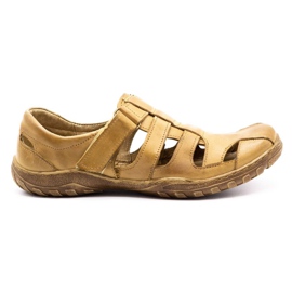 Polbut Herre openwork sko 237 til sommer beige
