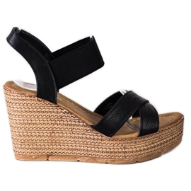 Sea Elves Slip-on lette sandaler sort