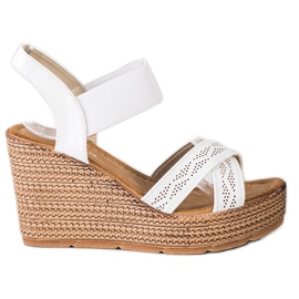 Sea Elves Slip-on lette sandaler hvid