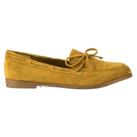 Coura Klassiske loafers gul